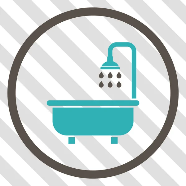 Shower Bath Vector Icon — Stock Vector