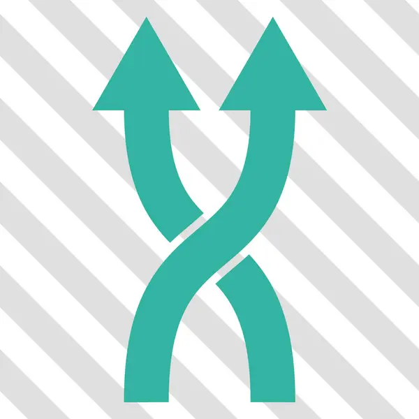 Icône vectorielle Shuffle Arrows Up — Image vectorielle
