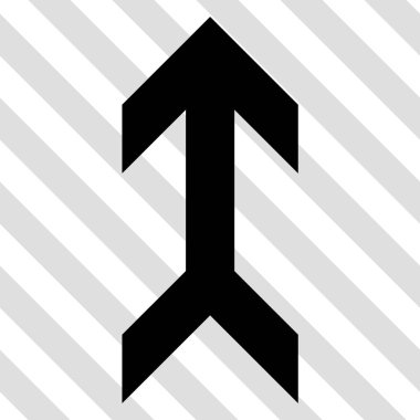 Yukarı Oklu Vektör Simgesi