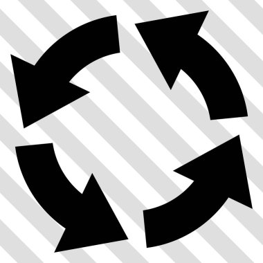 Dolaşım vektör simgesi