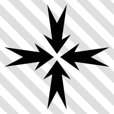 Sıkıştırma OK vektör simgesi