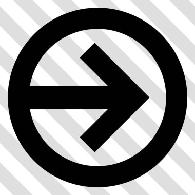 Yöne doğru vektör simgesi