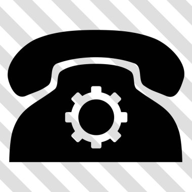 Telefon ayarları vektör simgesi