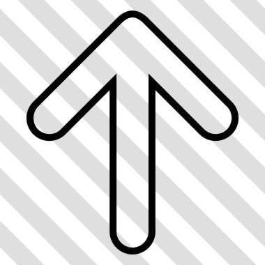 Vektör simge yukarı yönlü ok