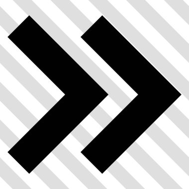 Üst karakter doğru vektör simgesi