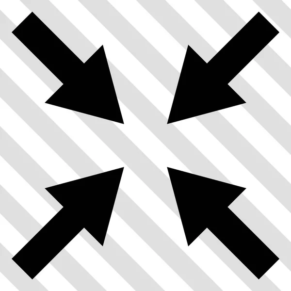 Compresser les flèches icône vectorielle — Image vectorielle