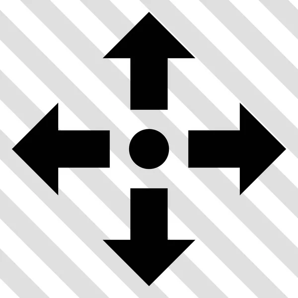 Développer les flèches Icône vectorielle — Image vectorielle