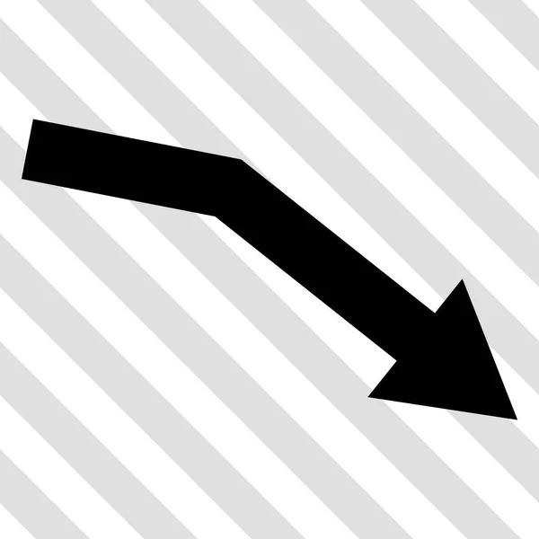 Misslyckas Trend vektor symbol — Stock vektor