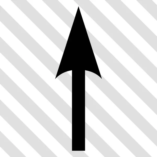 Icône vectorielle Sharp Arrow Up — Image vectorielle