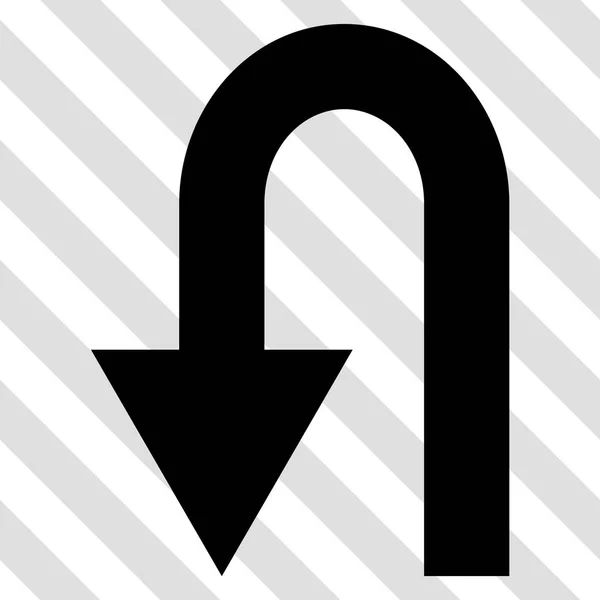 Vända tillbaka vektor symbol — Stock vektor