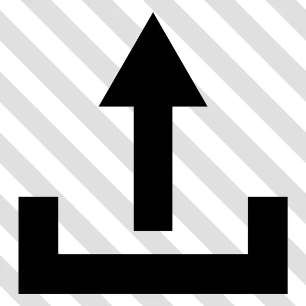 Vector pictogram uploaden — Stockvector