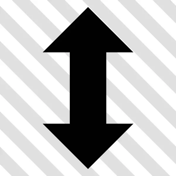 Vertical Exchange Arrows Vector Icon — Stock Vector