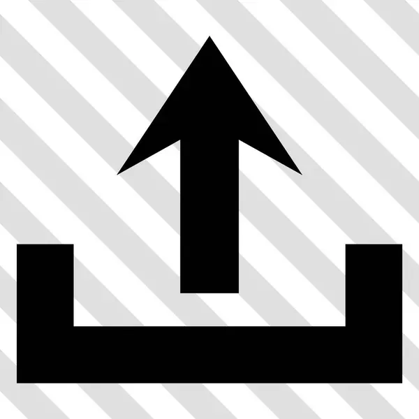 Vector pictogram uploaden — Stockvector