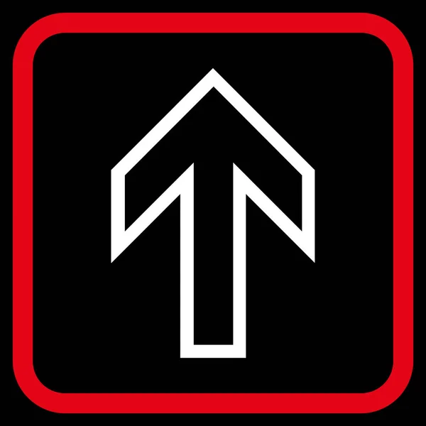Ikon Vektor Panah Dalam Bingkai - Stok Vektor