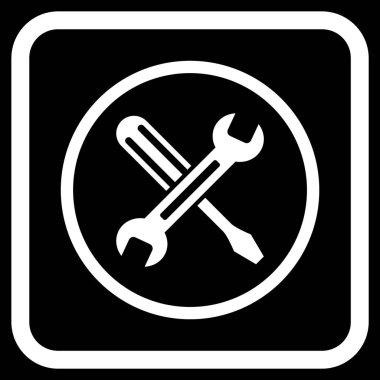 Vektör simgesi bir çerçeve içinde ayarlama