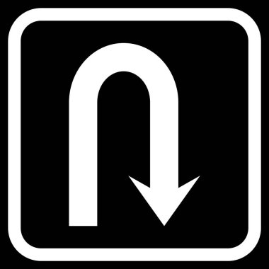 Geri vektör simge bir çerçevede açmak