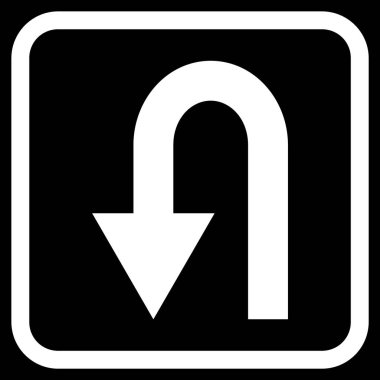 Geri vektör simge bir çerçevede açmak