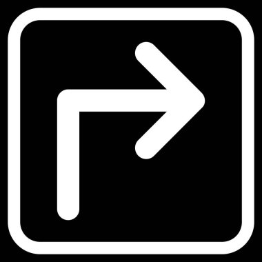 Doğru vektör simge bir çerçevede açmak