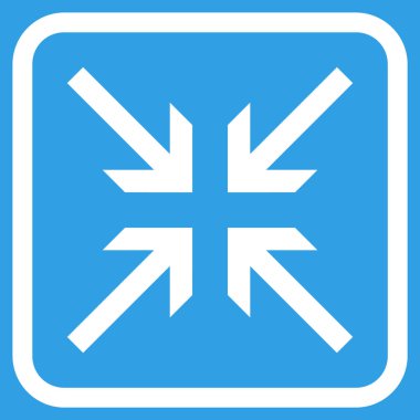 Oklar vektör simgesi bir çerçeve içinde collide