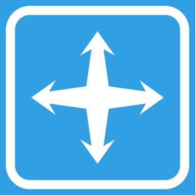 Bir çerçeve içinde vektör simgesini genişletin