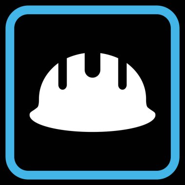 Oluşturucu işçisi vektör simgesi bir çerçeve içinde