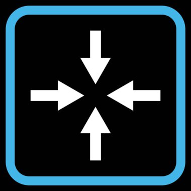 Oklar vektör simgesi bir çerçeve içinde sıkıştırmak