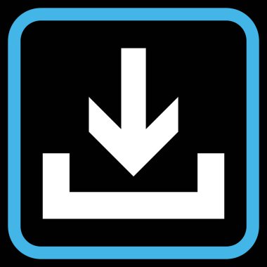 Vektör simgesi bir çerçeve içinde indirme