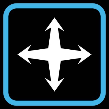 Bir çerçeve içinde vektör simgesini genişletin