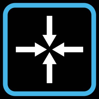 Etkisi oklar bir çerçeve içinde simge vektör