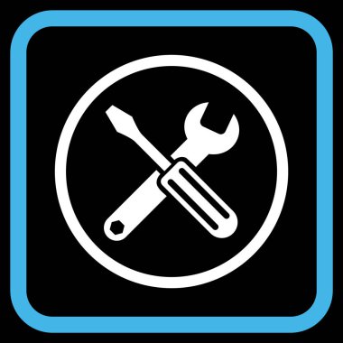 Seçenekleri vektör simgesi bir çerçeve içinde