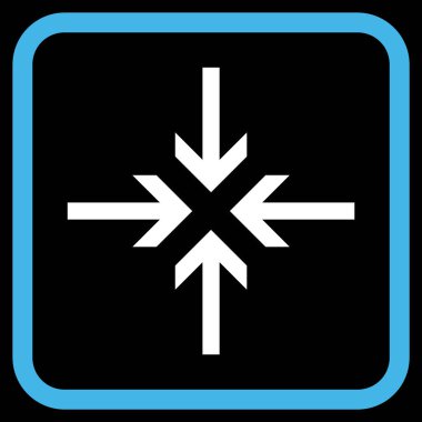 Oklar vektör simgesi bir çerçeve içinde azaltmak