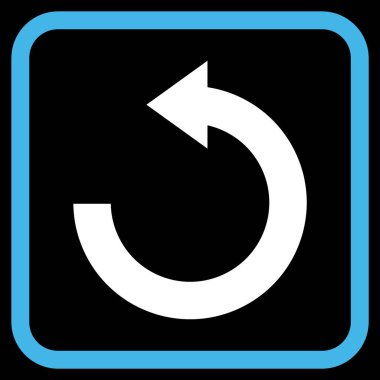 Sol vektör simgesi bir çerçeve içinde döndürme