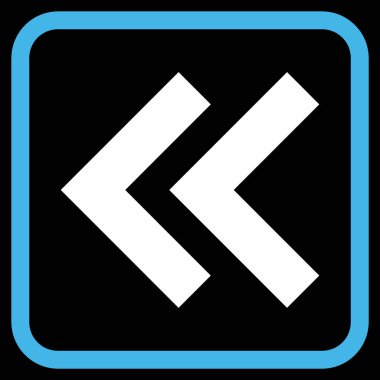 Shift Sol vektör simgesi bir çerçeve içinde