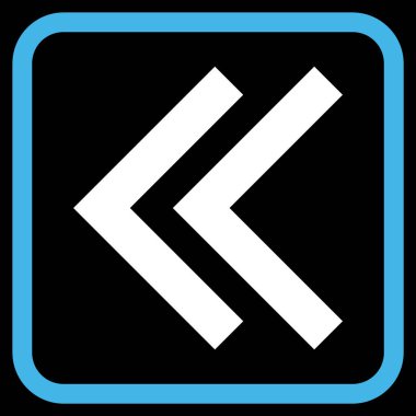 Shift Sol vektör simgesi bir çerçeve içinde