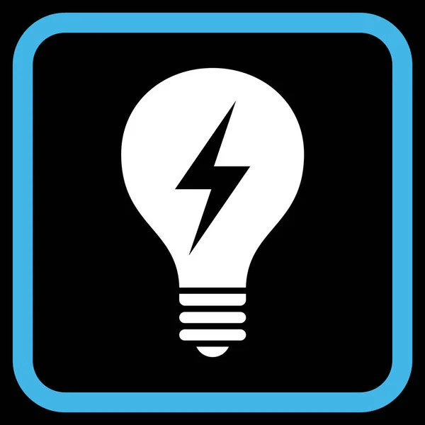 Elektryczna bulwa wektor ikona w ramce — Wektor stockowy