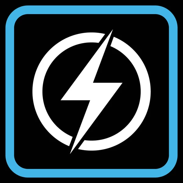 Energii elektrycznej wektor ikona w ramce — Wektor stockowy