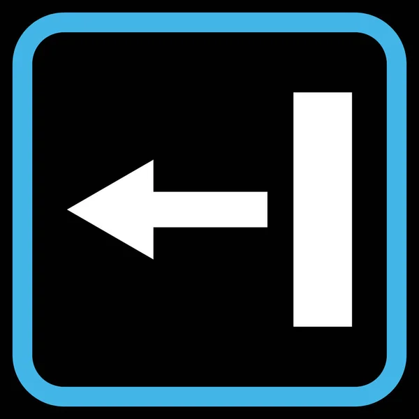 Vytáhněte levém vektorové ikony v rámečku — Stockový vektor