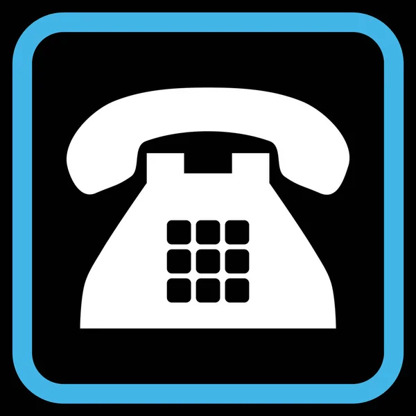 Tono teléfono Vector icono en un marco — Archivo Imágenes Vectoriales