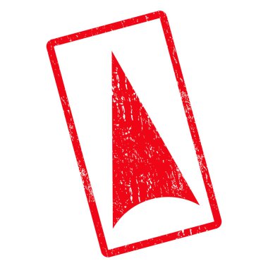 Simge lastik damgası yukarı ok ucu