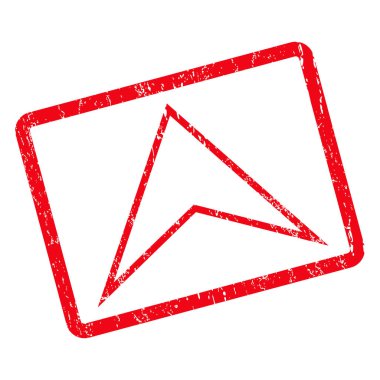 Simge lastik damgası yukarı ok ucu