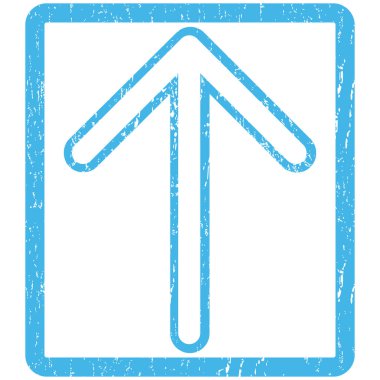 Simge lastik damgası yukarı ok