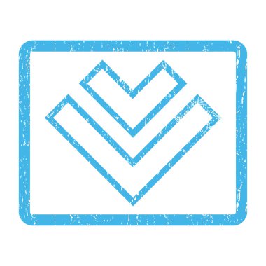 Simge lastik damgası aşağı yön