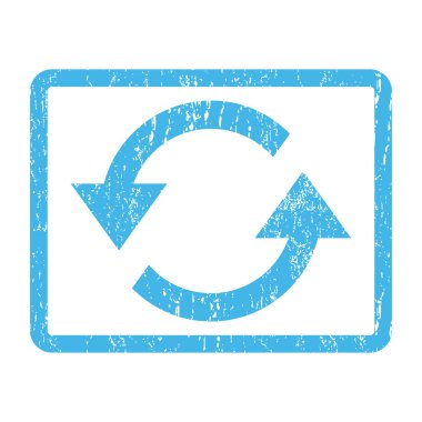 Okları simge lastik damgası Yenile