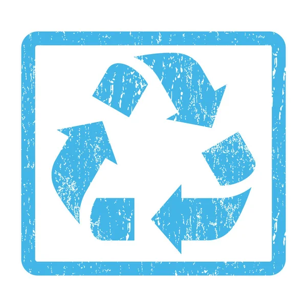 Resirkulering Icon Gummistempel – stockvektor