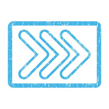 İşaretçiyi sağ simge lastik damgası üçlü