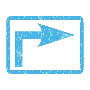 Sağ simge lastik damgası açmak