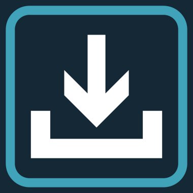 Vektör simgesi bir çerçeve içinde indirme