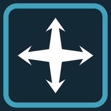 Bir çerçeve içinde vektör simgesini genişletin