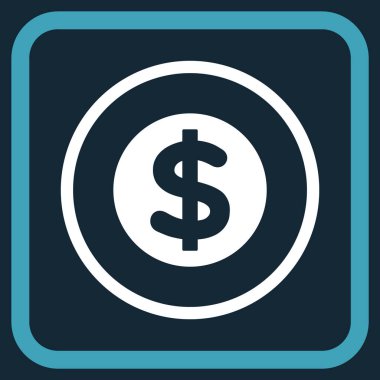 Finans vektör simgesi bir çerçeve içinde