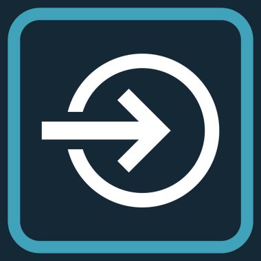 Alma vektör simgesi bir çerçeve içinde